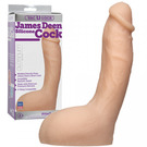 Насадка на страпон силиконовая Doc Johnson James Deen 20,3 см, телесная