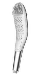 Лейка для душа Massage Hand Shower с набором насадок: вакуумная стимуляция и вибрация, серебро