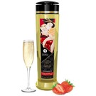 Массажное масло Shunga Romance с ароматом Шампанское и клубника 240 мл