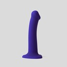 Светящийся фаллоимитатор Strap-on-me Glow-Led Dildo - M, фиолетовый