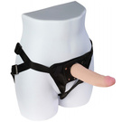Страпон -трусики с насадкой Harness Ultra Realistic 17 см, чёрный