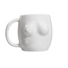 Кружка керамическая «Грудь» белая, 250 мл