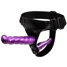 Страпон Passionate Harness Strap-ON для женщин с двумя насадками, фиолетовый