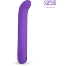 Вибропуля мощная с гнутым хвостиком Cosmo Orgasm 13 см, фиолетовый