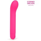 Вибропуля мощная с загнутой головкой Cosmo Orgasm 14 см, розовая