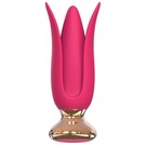 Вибратор мини с отростками для точечной стимуляции Flower 12 см, розовый