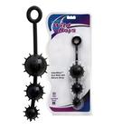 Анальные шарики из стекла в силиконовом коконе Dream Toys Wild Boys,черный