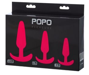 POPO Pleasure Набор анальных пробок POPO, розовый