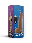 EGZO Реалистичный вибратор Mad Oscar 20,5 см киберкожа, телесный (DVR002)