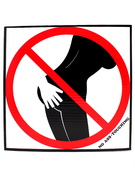 Знак No Ass-Touching