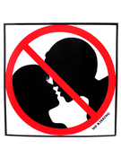 Знак No Kissing