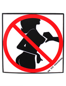 Знак No TIT Touching