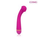 Cиликоновый вибромассажер Cosmo с 20 режимами вибрации 15 см, розовый