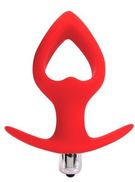 Пробка анальная Sweet Toys с вибрацией 10,5 см, красная