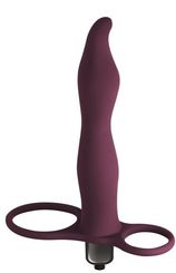 Lola toys Вибронасадка для двойного проникновения Flirtini 15,9 см, бордовая