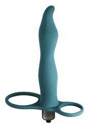 Lola toys Вибронасадка для двойного проникновения Flirtini 15,9 см, зеленая
