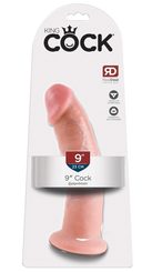 PipeDream Фаллоимитатор-реалистик 9" King Cock L=22,9 cm d=5,3 cm (PD5504-21), телесный