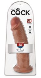 PipeDream Фаллоимитатор-реалистик 9" King Cock L=25 cm, d=6,1 cm (PD5505-22), коричневый