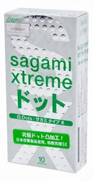 Презервативы с точками Sagami Xtreme Type-E 10 шт