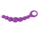 Анальная цепочка Bubble-Chain 15 см, фиолетовый