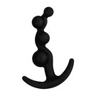 Анальная цепочка LURE ME Silicone Anal Toy 10,5 см, черная