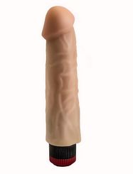 Lovetoy Вибратор с прорисованной головкой (117400) 18,5 см, телесный