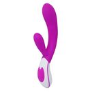 Вибратор с клиторальным стимулятором Colby G-spot, розовый
