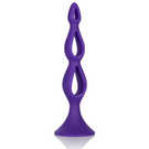 Анальная елочка Booty Call Silicone Triple Probe, фиолетовая